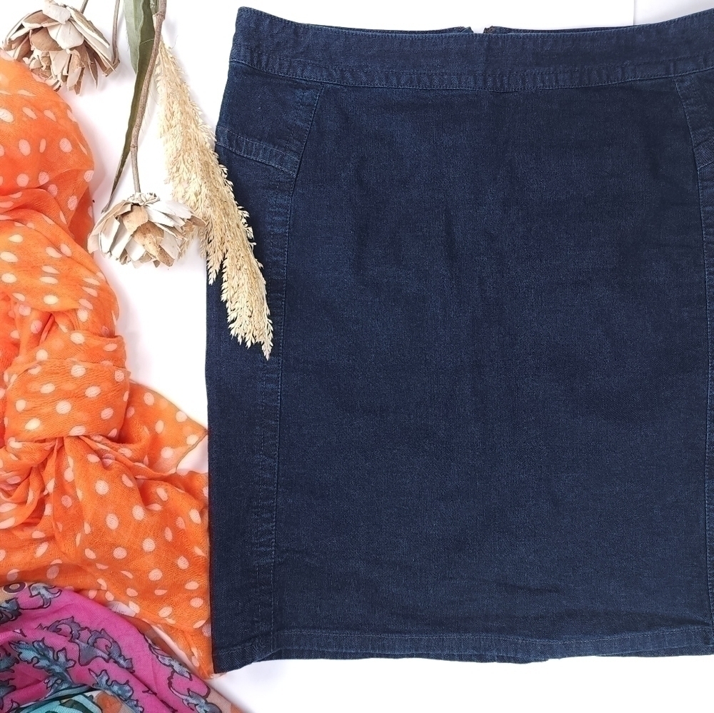 New Converse Jean Skirt Sz 30 - Picture 6 of 13